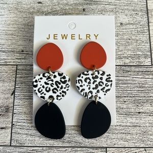 NWT Clay Drop Earrings